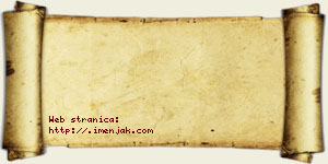 Kristina Simeunović vizit kartica